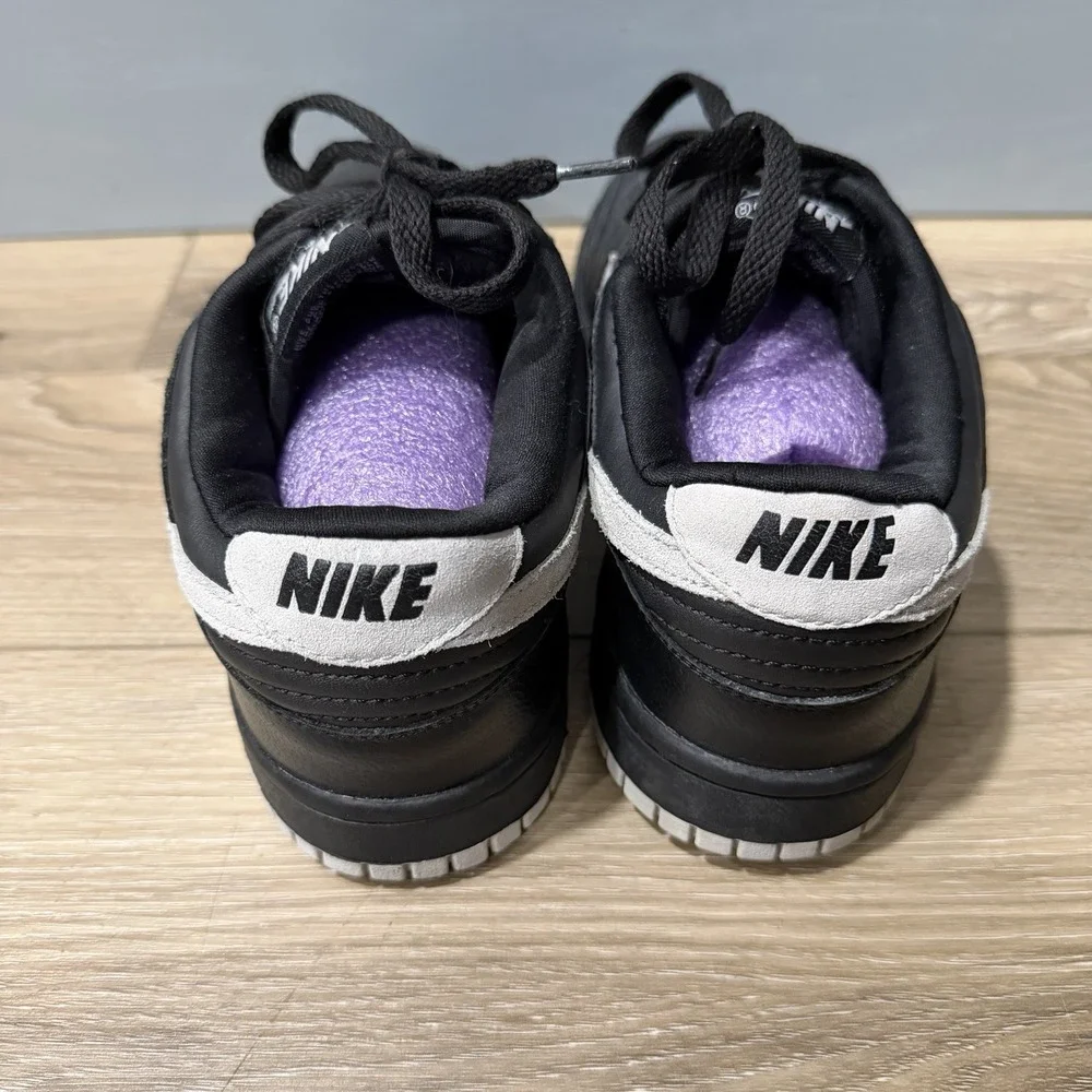 2005 Nike Dunk Low Black Neutral Grey Mens Size 8 Sneaker 309431-002